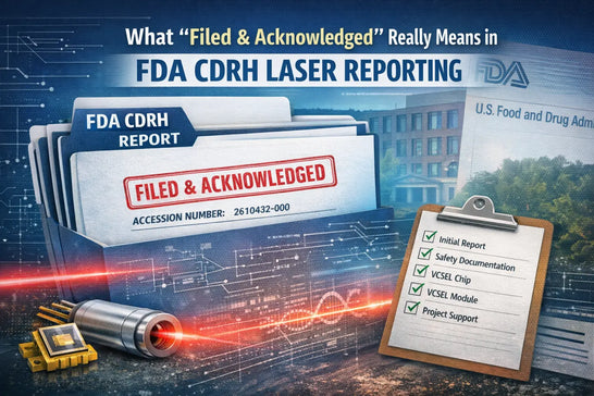 VCSEL FDA CDRH  Filed & Acknowledged