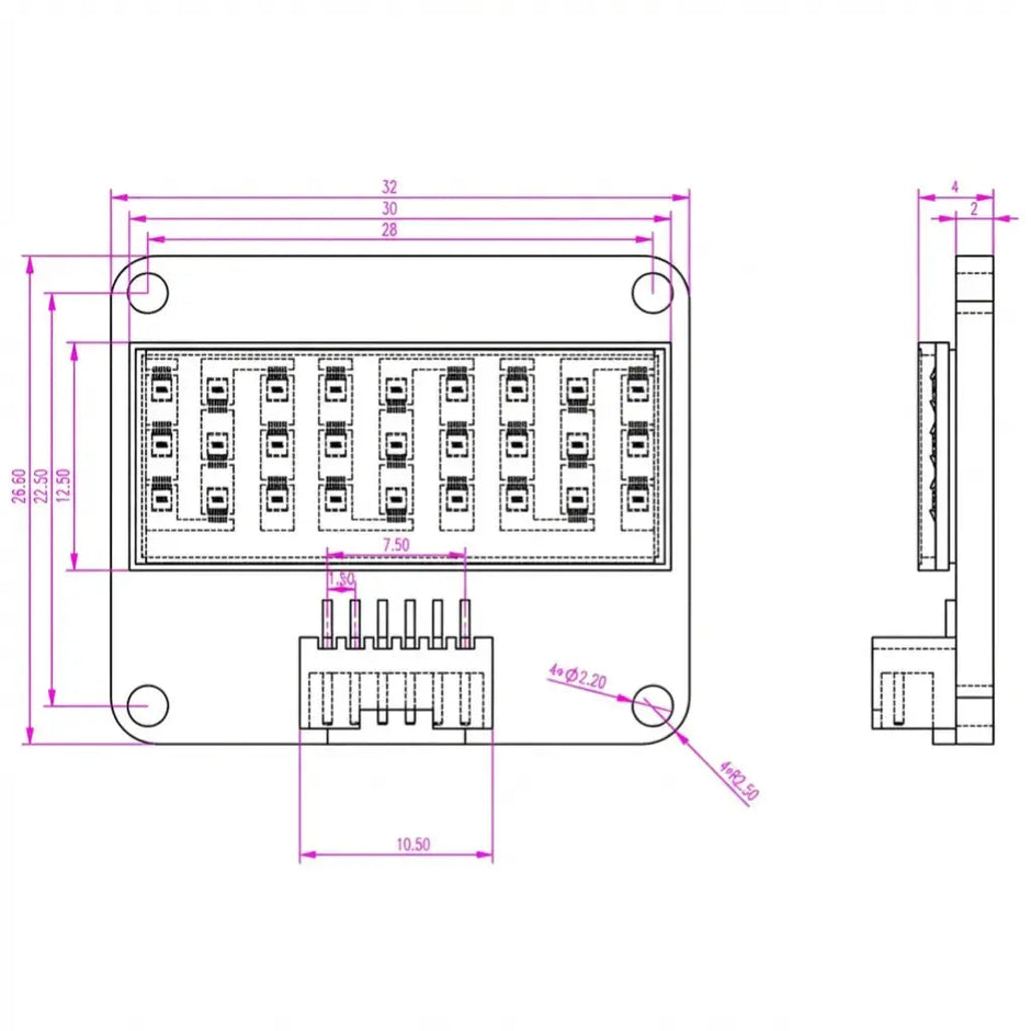 1064nm 60W High-Power VCSEL COB Module (Professional Dark Skin Hair Removal) DR